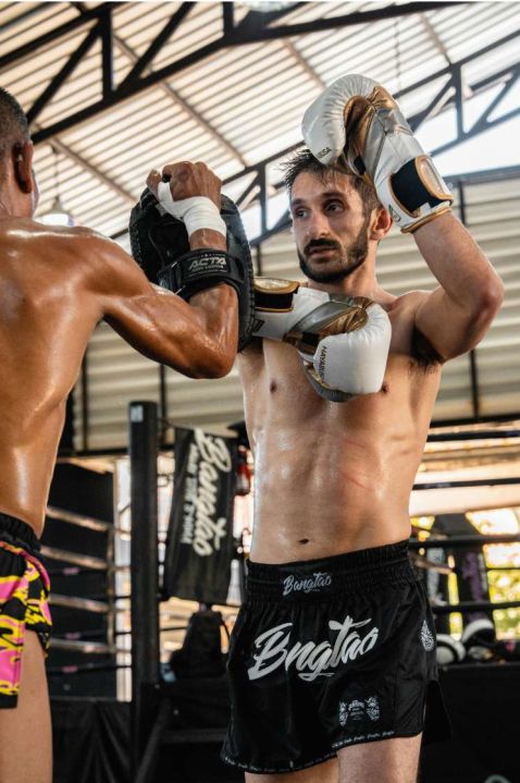 Packed boxing gloves ready for return