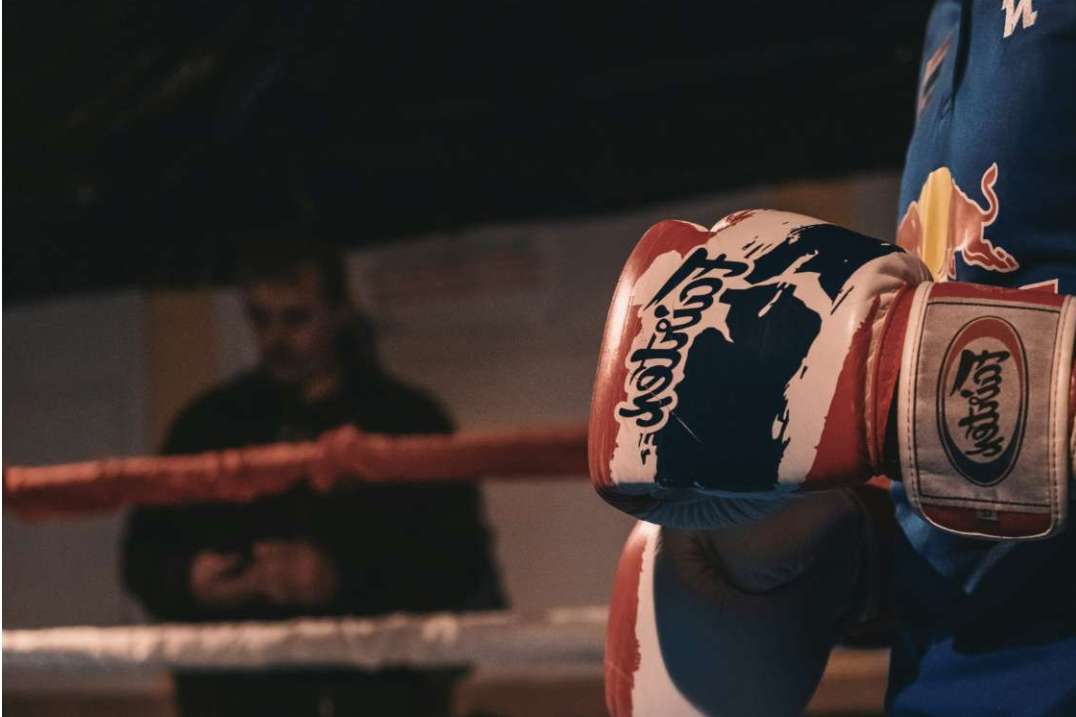 Gloves in use